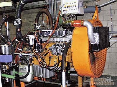 Динамическое тестирование дизельного двигателя с SCR-нейтрализатором фирмы Oberland Mangold