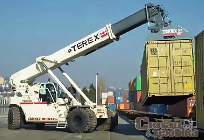 Terex TR 45 на транзитном терминале